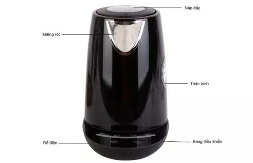 Chi tiết của ấm siêu tốc Cloer 4950