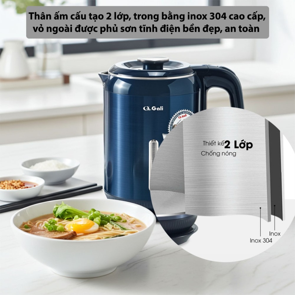 Ấm siêu tốc Gali GL-18A2 - Hàng chính hãng