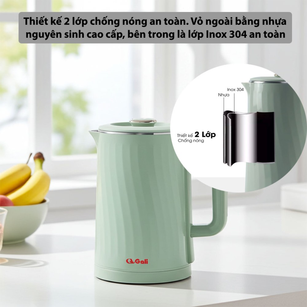 Ấm siêu tốc Gali GL-18A3 - Hàng chính hãng