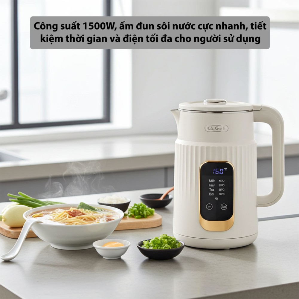 Ấm siêu tốc giữ ấm Gali GL-18A4 - Hàng chính hãng