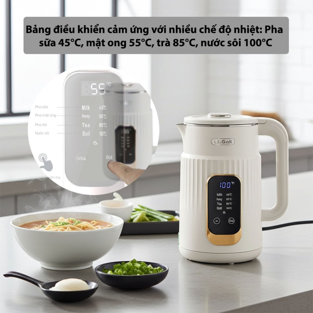 Ấm siêu tốc giữ ấm Gali GL-18A4 - Hàng chính hãng