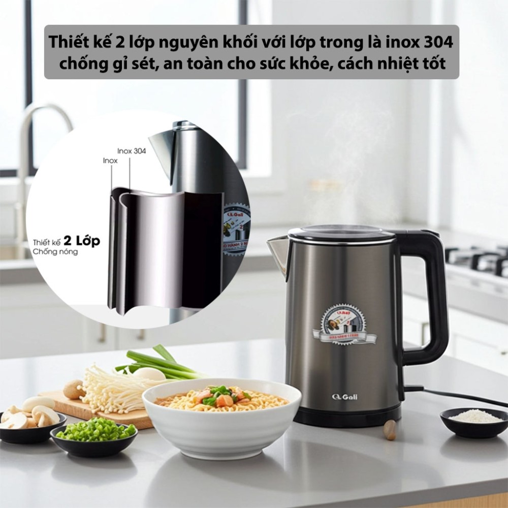 Ấm siêu tốc Gali GL-18A8 - Hàng chính hãng