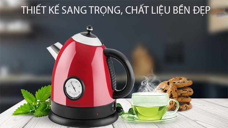Thiết kế sang trọng của Ấm siêu tốc Klarstein Aquavita