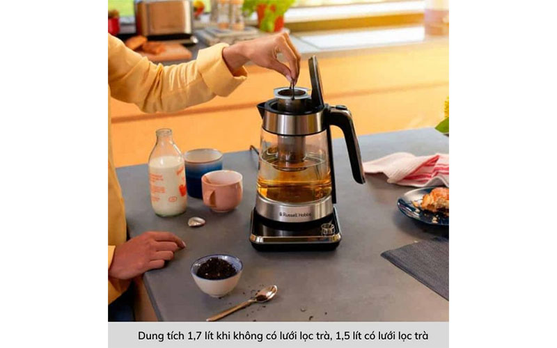 Ấm đun nước siêu tốc Russell Hobbs Attentiv 26200-70 - Hàng chính hãng