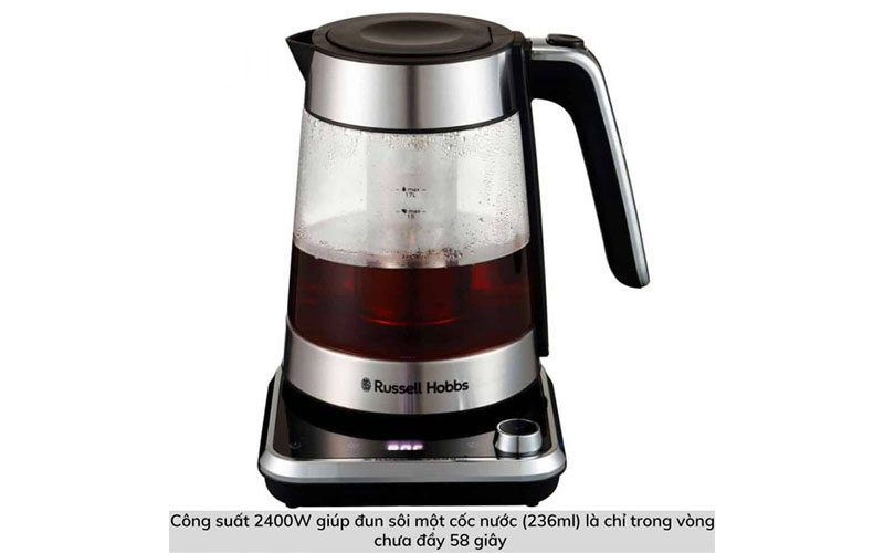 Ấm đun nước siêu tốc Russell Hobbs Attentiv 26200-70 - Hàng chính hãng