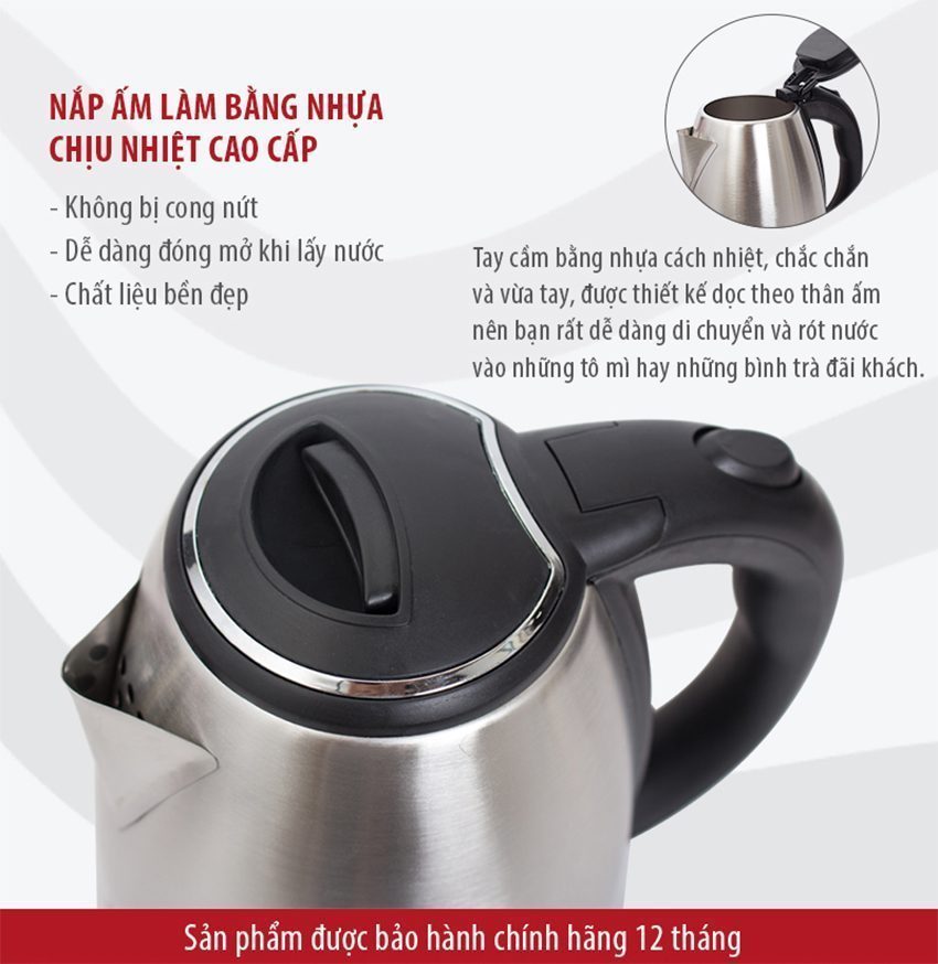 Chức năng của Bình đun siêu tốc Sanaky SNK-18N-1S