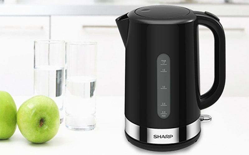 Ấm siêu tốc Sharp EKJ-17VPS-BK/WH - Hàng chính hãng