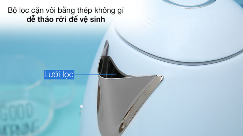 Bình đun siêu tốc Smeg KLF03PBEU - Hàng chính hãng