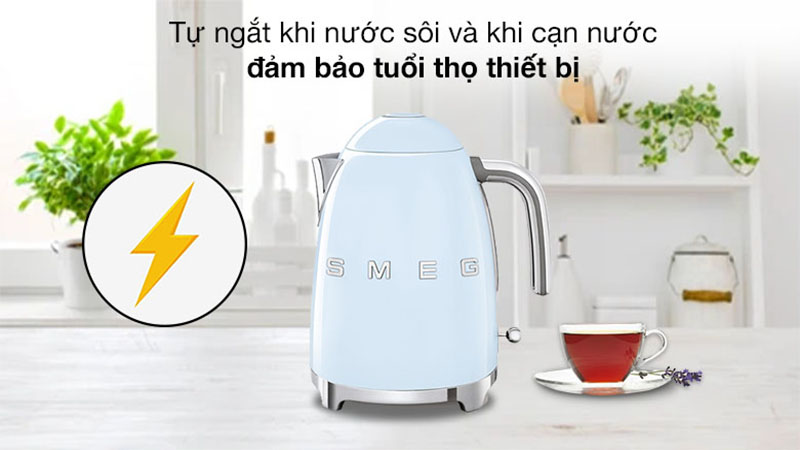 Bình đun siêu tốc Smeg KLF03PBEU - Hàng chính hãng
