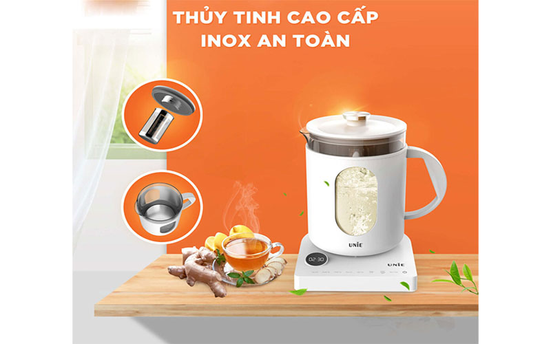 Chất liêu của Ấm siêu tốc đa năng Unie UEK1782W