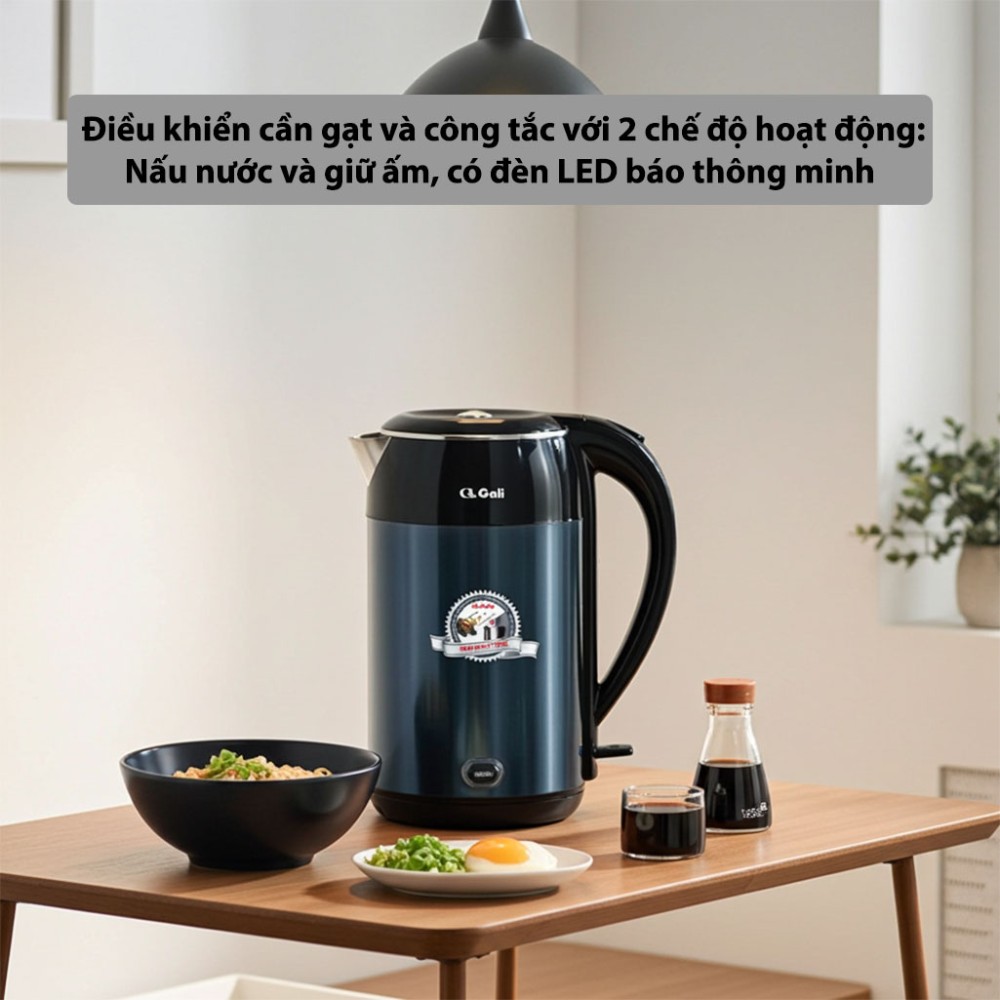 Ấm siêu tốc giữ ấm Gali GL-18A10 - Hàng chính hãng