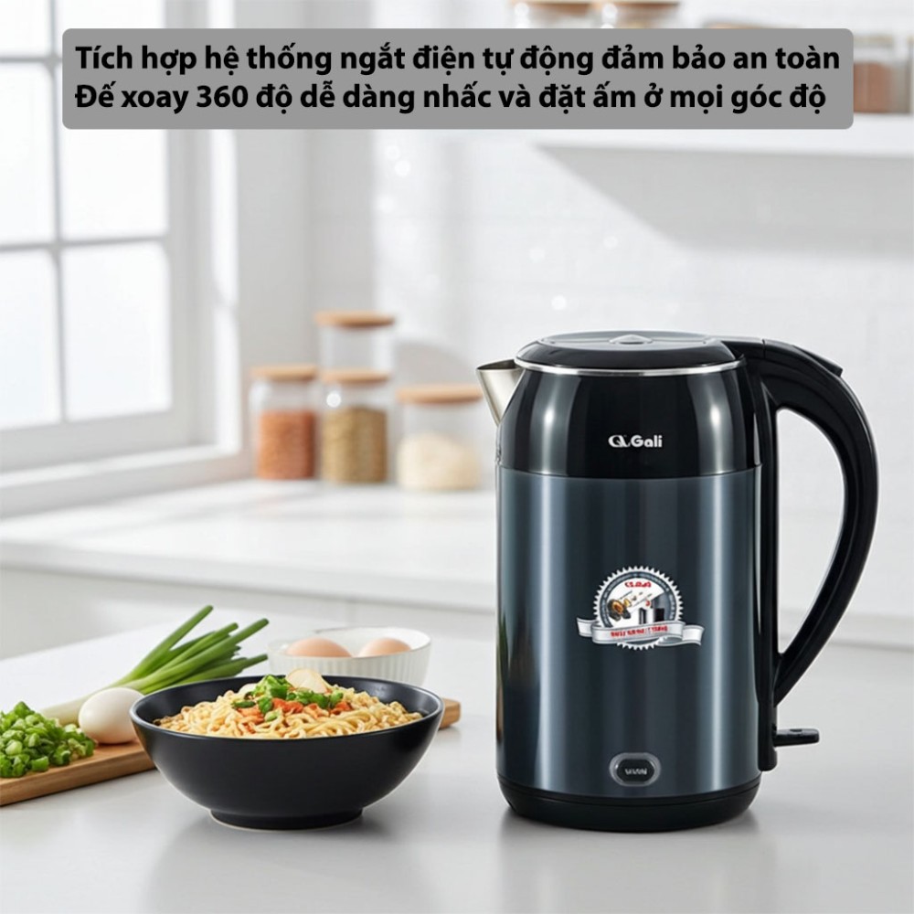 Ấm siêu tốc giữ ấm Gali GL-18A10 - Hàng chính hãng