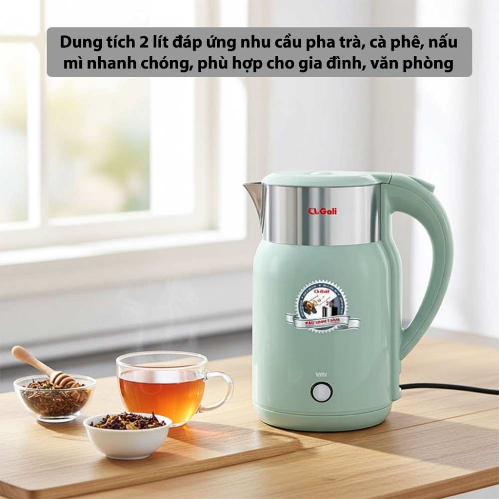 Ấm siêu tốc giữ ấm Gali GL-18A9 - Hàng chính hãng