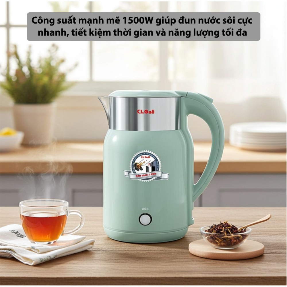 Ấm siêu tốc giữ ấm Gali GL-18A9 - Hàng chính hãng