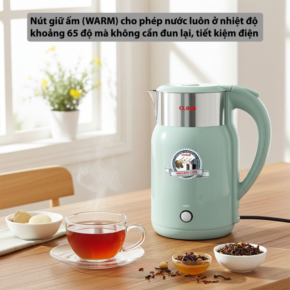 Ấm siêu tốc giữ ấm Gali GL-18A9 - Hàng chính hãng