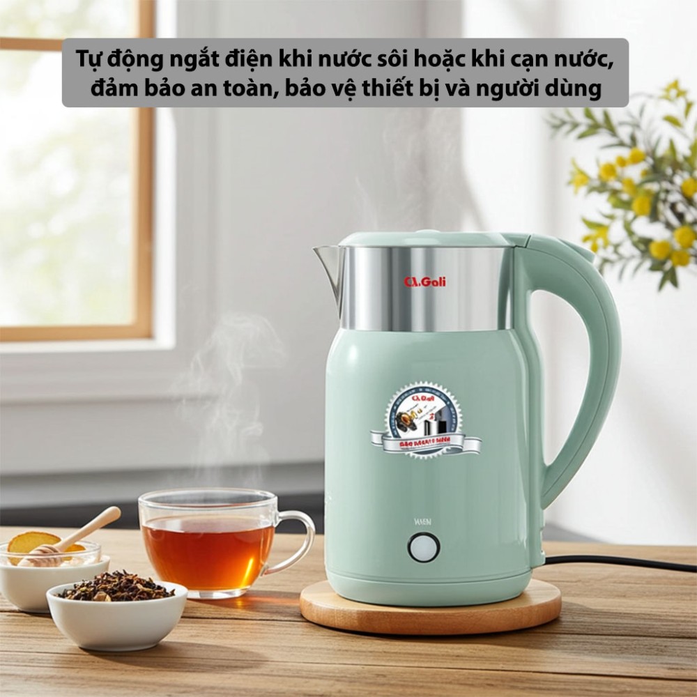 Ấm siêu tốc giữ ấm Gali GL-18A9 - Hàng chính hãng