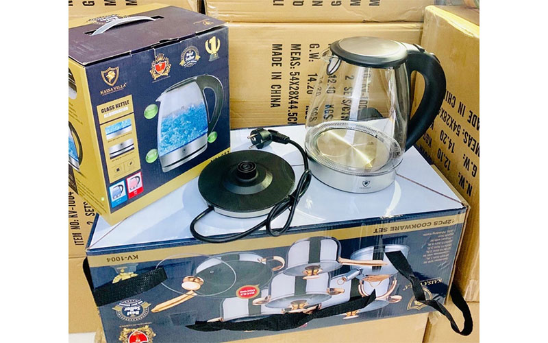 Ấm siêu tốc thủy tinh KAISA VILLA KV-522 - Hàng chính hãng