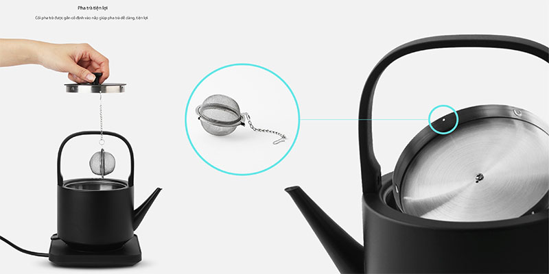 Ấm trà điện Lacuzin LCZ2001 - Hàng chính hãng