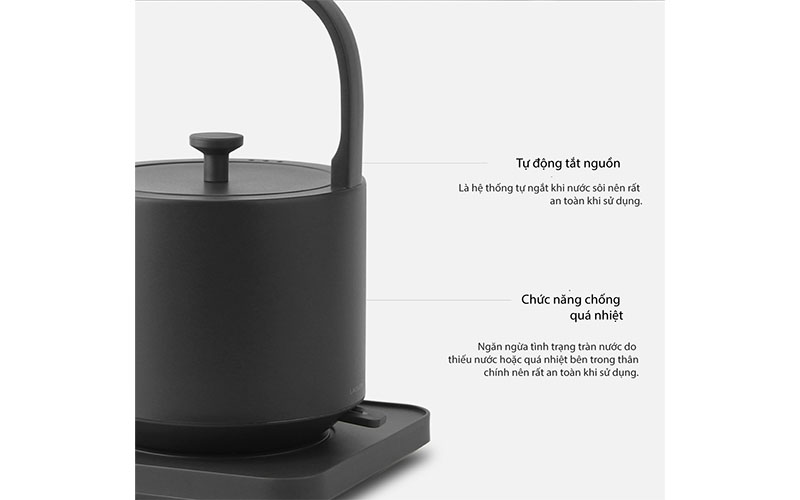 Ấm trà điện Lacuzin LCZ2001 - Hàng chính hãng