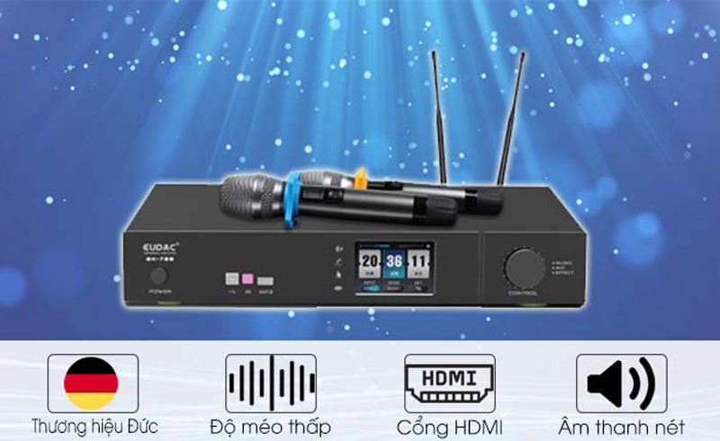 Amply 3in1 Eudac Audio BK-700 - Hàng chính hãng