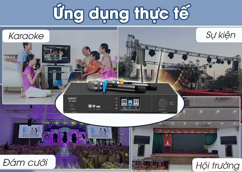 Amply 3in1 Eudac Audio BK-700 - Hàng chính hãng