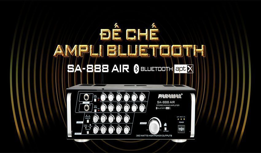 Amply karaoke Paramax SA-888 AIR - Hàng chính hãng
