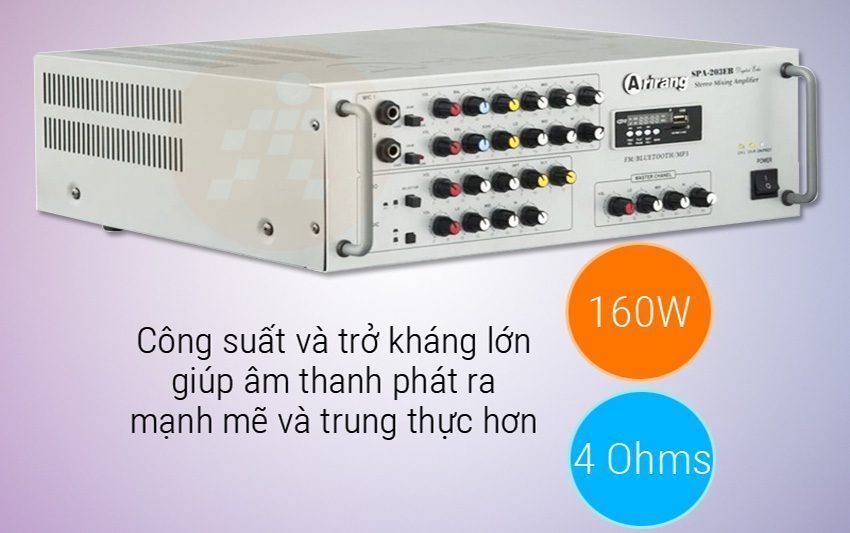 Công suất của Amply Arirang SPA 203 EB