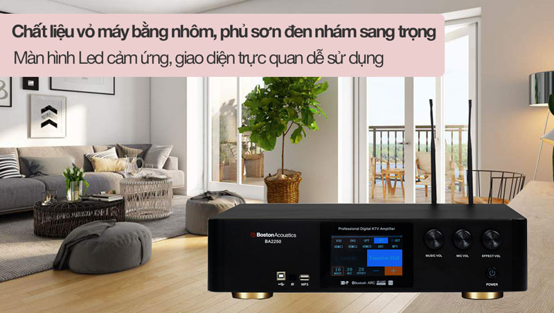 Amply Karaoke Boston Acoustics BA2250  - Hàng chính hãng