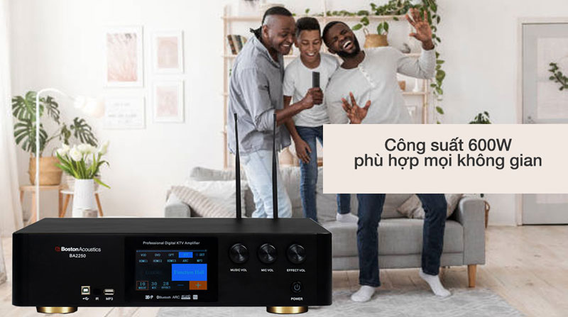 Amply Karaoke Boston Acoustics BA2250  - Hàng chính hãng