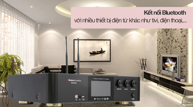 Amply Karaoke Boston Acoustics BA2250  - Hàng chính hãng