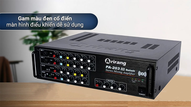 Amply karaoke Arirang PA-203III Bluetooth - Hàng chính hãng