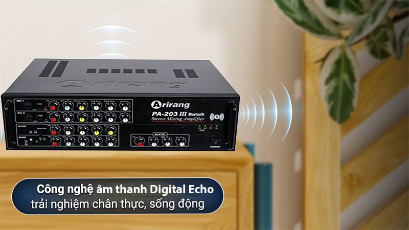 Amply karaoke Arirang PA-203III Bluetooth - Hàng chính hãng