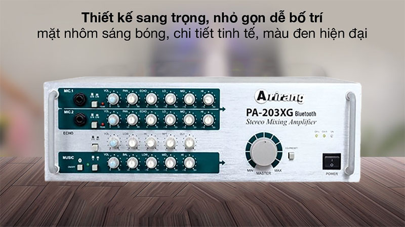 Amply karaoke Arirang PA-203XG Bluettooth - Hàng chính hãng