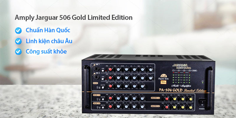 Amply Jarguar Suhyoung PA-506 Gold Limited Edition - Hàng chính hãng