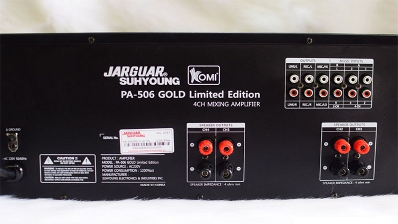 Amply Jarguar Suhyoung PA-506 Gold Limited Edition - Hàng chính hãng