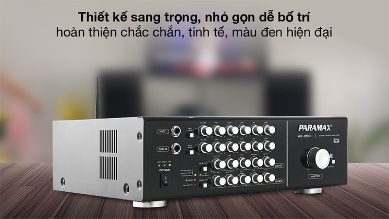 Thiết kế của Amply karaoke Paramax AX-850