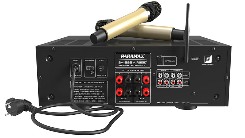 Amply karaoke Paramax SA-999 AIR PLUS - Hàng chính hãng