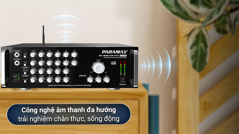Amply karaoke Paramax SA-999 Air Max Limited - Hàng chính hãng
