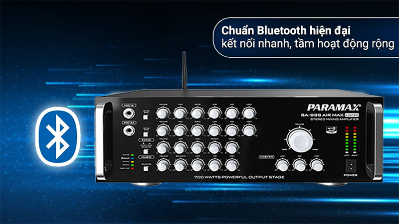 Amply karaoke Paramax SA-999 Air Max Limited - Hàng chính hãng