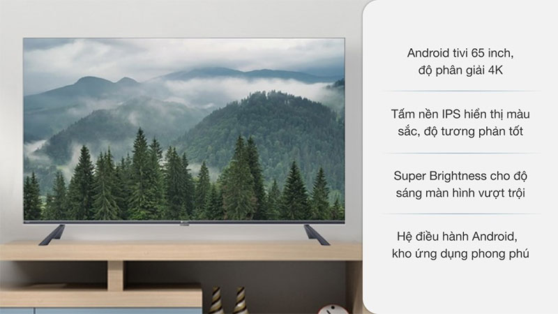 Android Tivi Casper 65 inch 65UG6000 - Hàng chính hãng