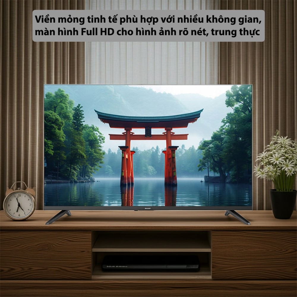 Android Tivi Sharp 43 inch 2T-C43GH3000X - Hàng chính hãng