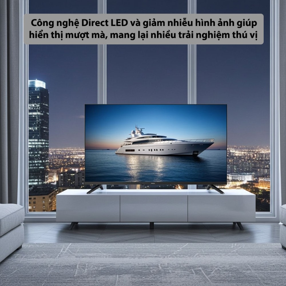 Android Tivi Sharp 43 inch 2T-C43GH3000X - Hàng chính hãng
