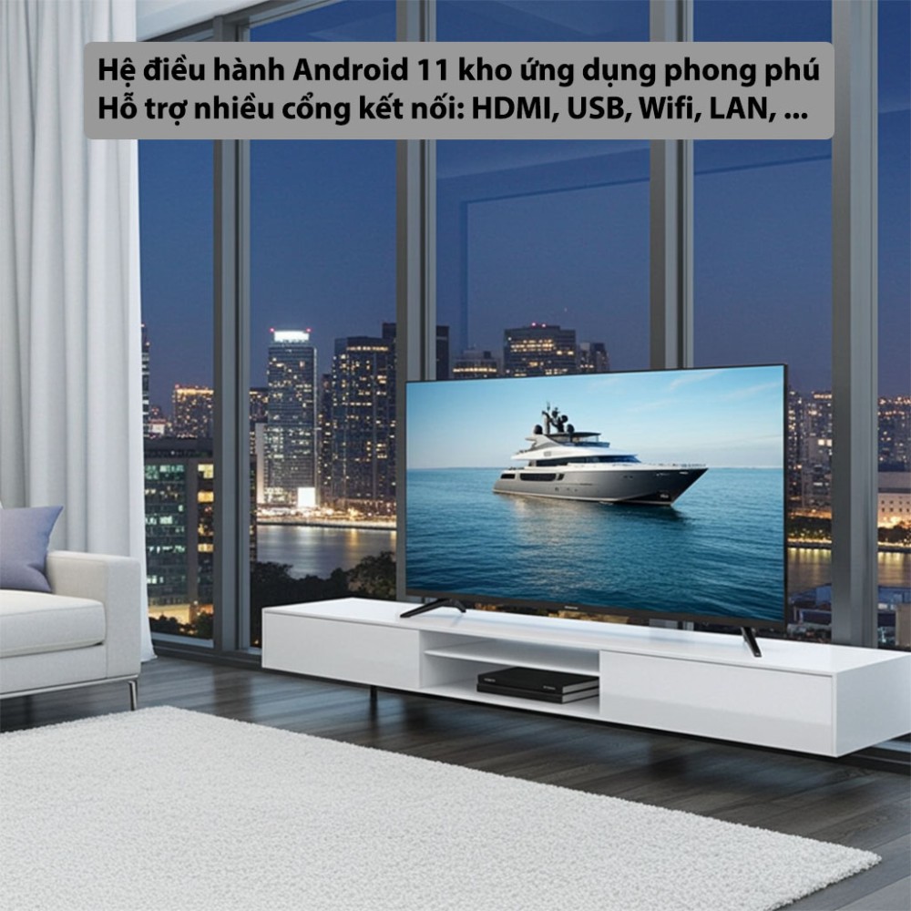 Android Tivi Sharp 43 inch 2T-C43GH3000X - Hàng chính hãng
