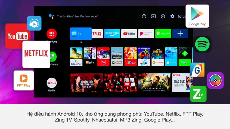 Android Tivi Sony 4K 43 inch KD-43X75 - Hàng chính hãng