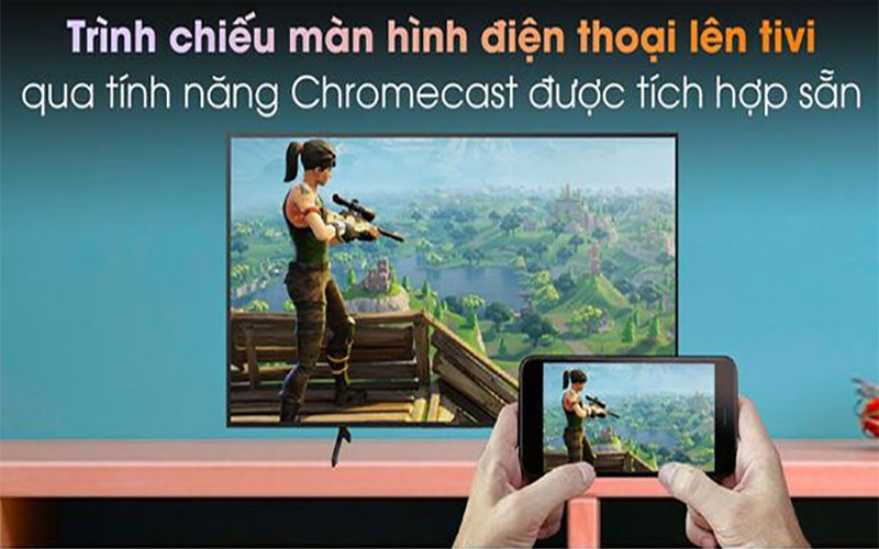 Tính năng trình chiếu của Android Tivi Sony 4K 65 inch KD-65X7500H