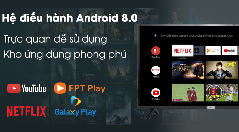 Android Tivi TCL 40 inch 40S6500 - Hàng chính hãng