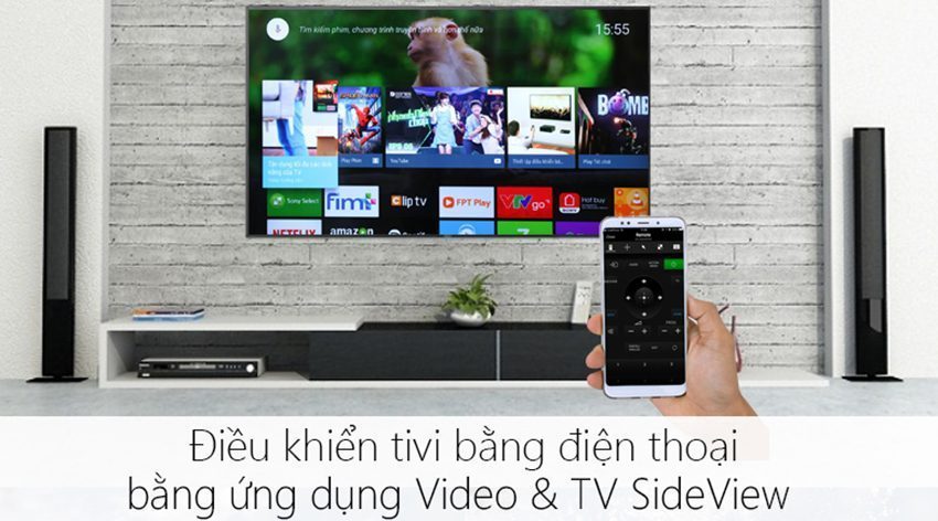 Android Tivi Sony KD-55X9000F - Hàng chính hãng