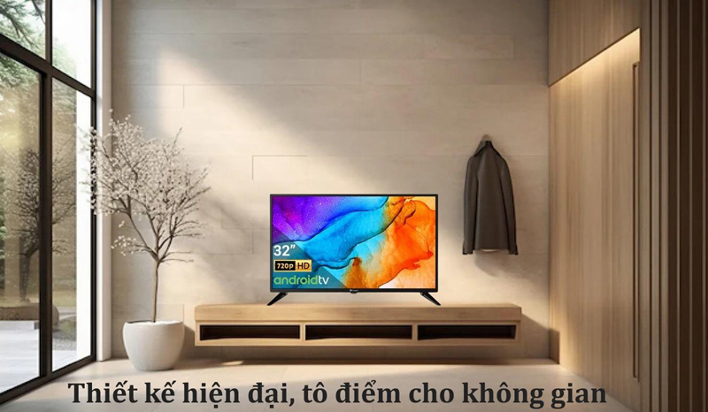 Thiết kế viền mỏng hiện đại, sang trọng, tô điểm không gian sử dụng
