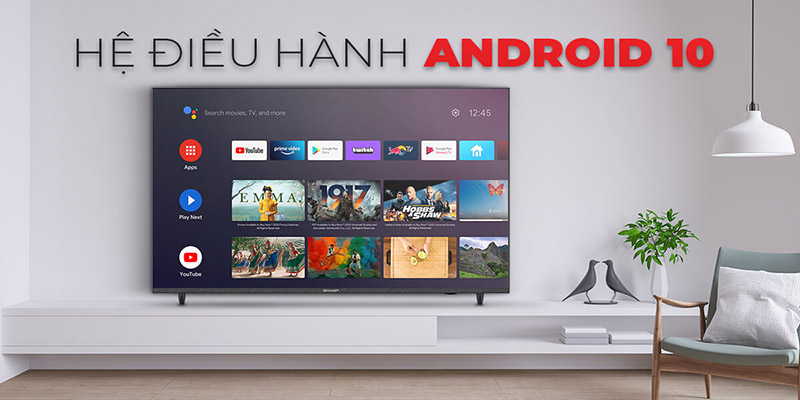 Android Tivi Sharp 50 inch 4K 4T-C50DJ3X - Hàng chính hãng