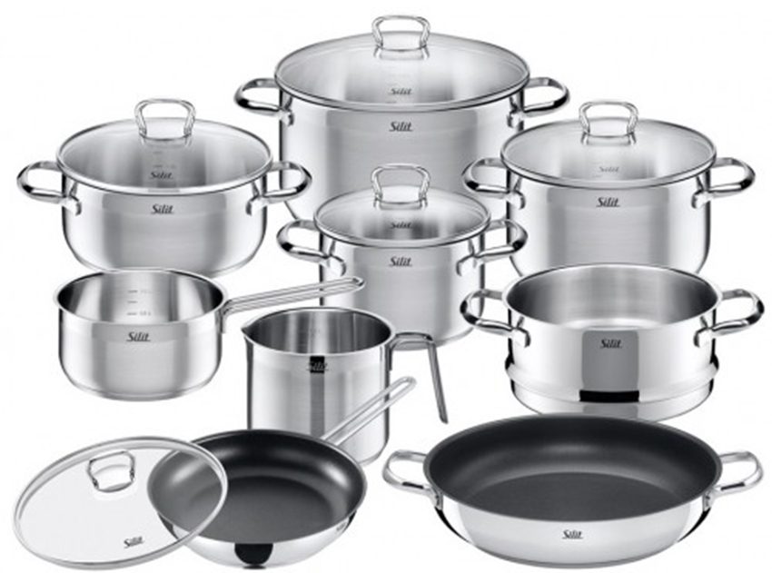 Bộ nồi Silit Toskana 10 món - Hàng chính hãng